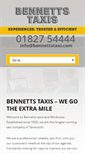 Mobile Screenshot of bennettstaxi.com